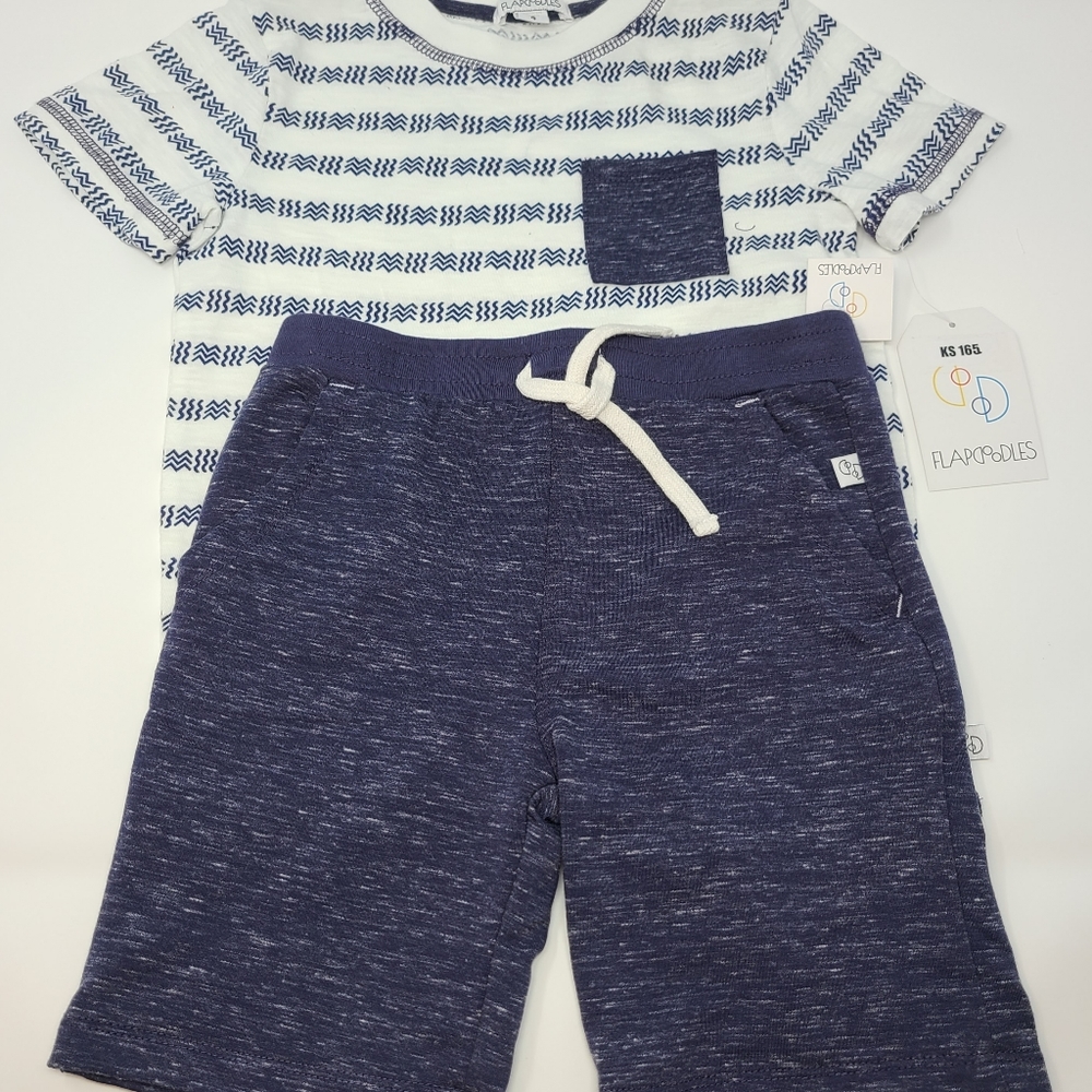Flapdoodles Little Boy's Shorts Set
